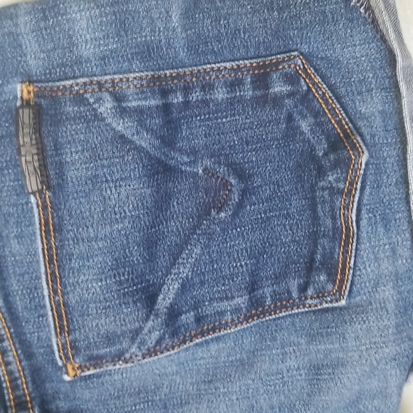 Hudson Asha cuffed Festival Indie Grunge Flirty Beachy Mid Rise shorts size 24 - Picture 8 of 11